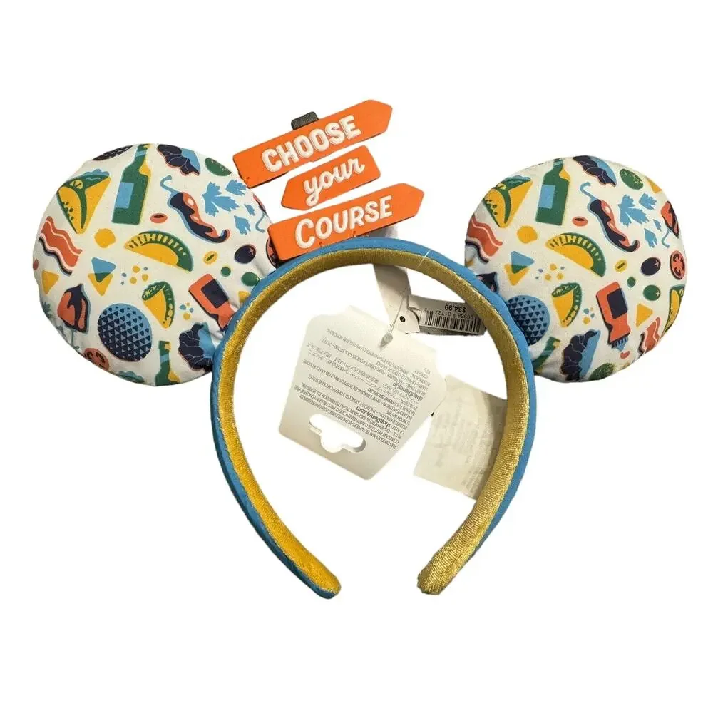 2023 EPCOT FOOD & WINE FESTIVAL CHOOSE YOUR COURSE MICKEY EARS DISNEY PARKS